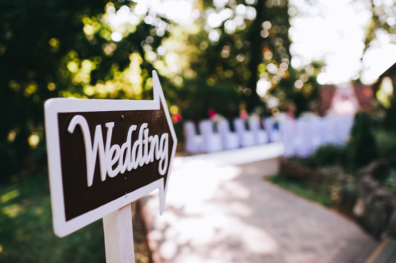 wedding decor, pointer wedding decor, pointer
