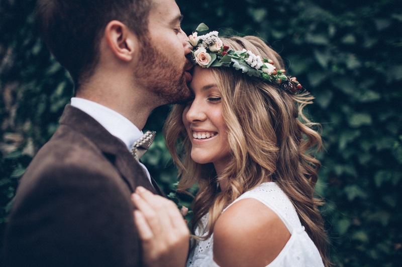 Beautiful wedding couple
